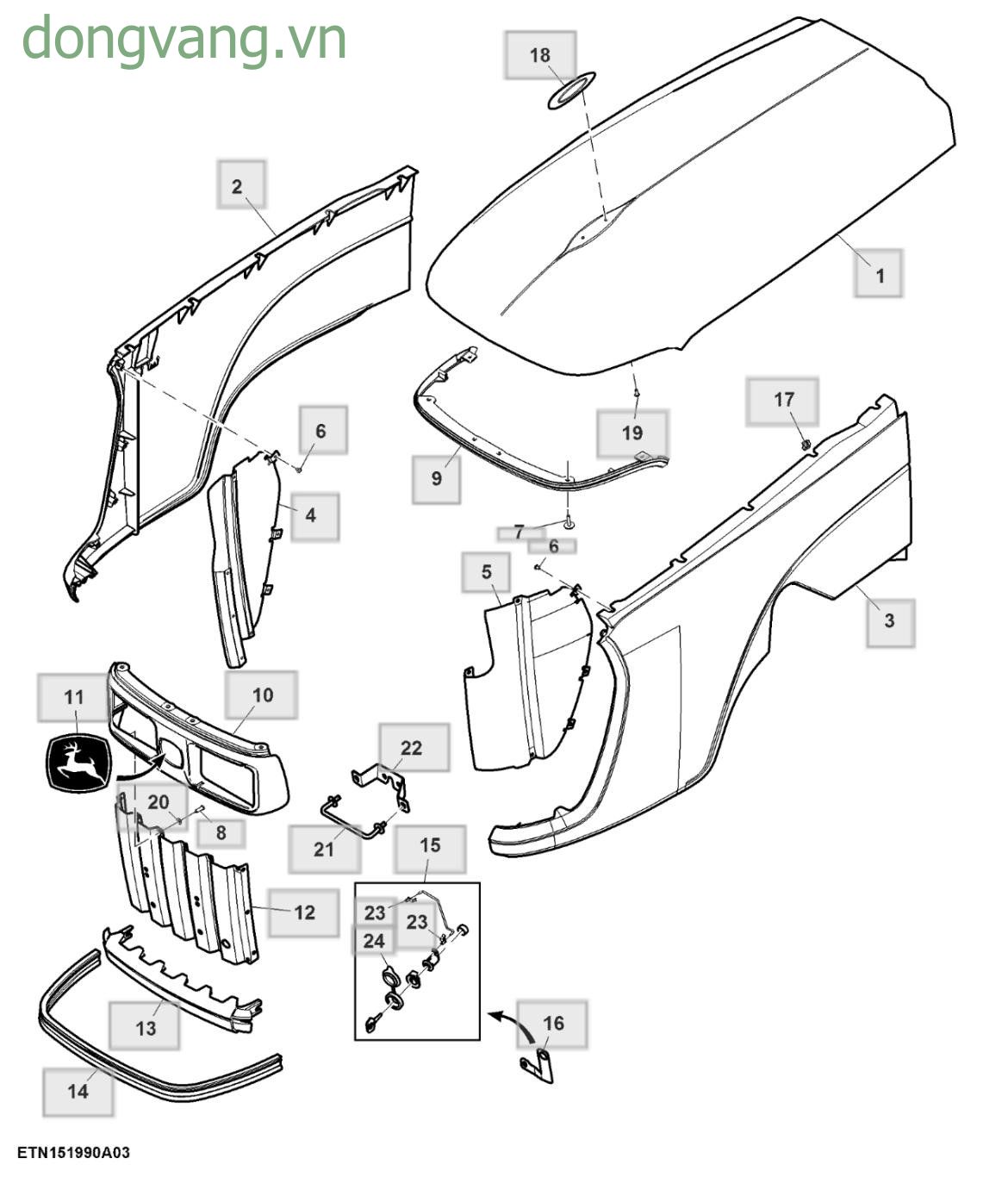 Hood Assembly (020920 - ) - ST858038